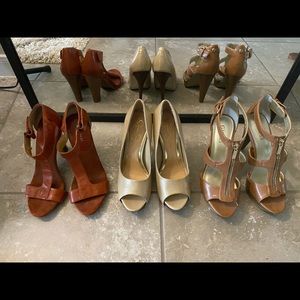 Guess, Jessica Simpson, Nine West heels